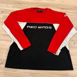 Detroit Red Wings long sleeve shirt Size L #hockey #NHL